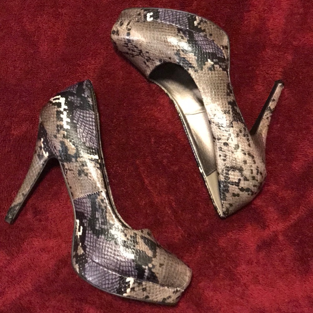 Torrid snakeskin heels